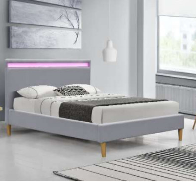 Minimalistic LED contemporaine a tapissé le lit pour assembler la taille facilement adaptée aux besoins du client