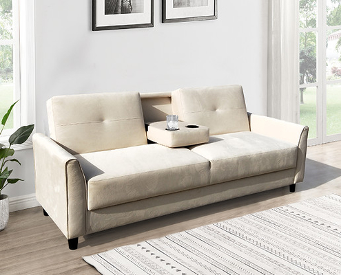 Couchette pliable Queen, portable couchette pliable facile à ranger, blanc