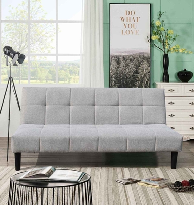 Canapé-lit pliable gris, petit canapé fauteuil avec accoudoirs pour espaces de vie compacts