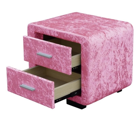 Petit et pratique Table de chevet en tissu rose pratique pour le magasin CE