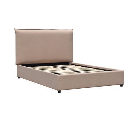 Minimalistic a orné le lit de plate-forme assemblent facilement la taille adaptée aux besoins du client de toile propre