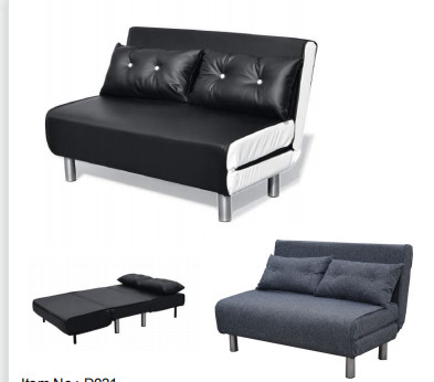 Double Daybed de Sofa Bed Velvet Upholstered Trundle de pliage multifonctionnel