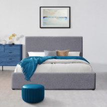 Meubles de toile de chambre à coucher de cadre du Roi Size Ottoman Bed d'OEM