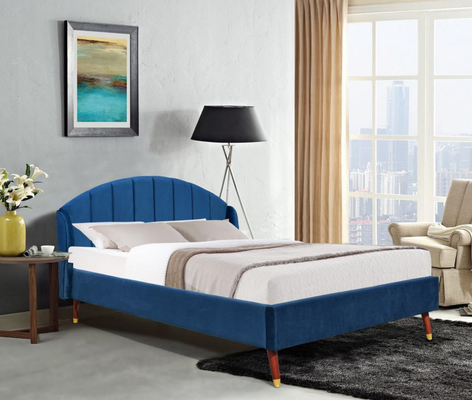Le style moderne EN1725 a tapissé le Roi Bed Frame Platform avec l'oreille