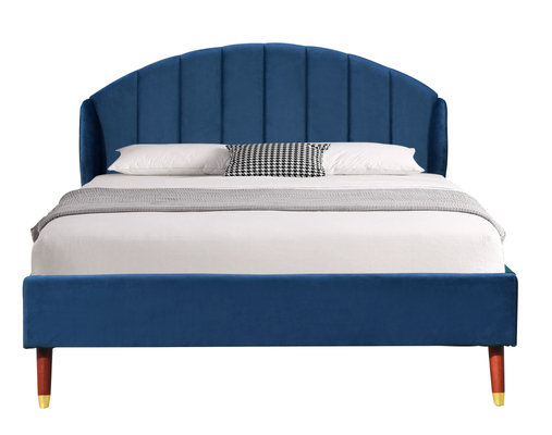 Le style moderne EN1725 a tapissé le Roi Bed Frame Platform avec l'oreille