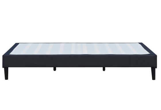Conception simple Plateforme rembourrée Cadre de lit Structure solide 203x152cm