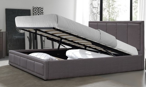 Prix d'usine Lit rembourrée en bois