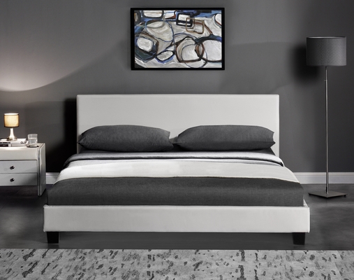 Morden Design simple Lit en cuir en PU rembourré