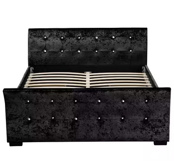 Lit de rangement en velours ou en tissu avec plusieurs couleurs