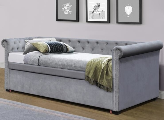 Couchette en velours rembourrée de taille complète