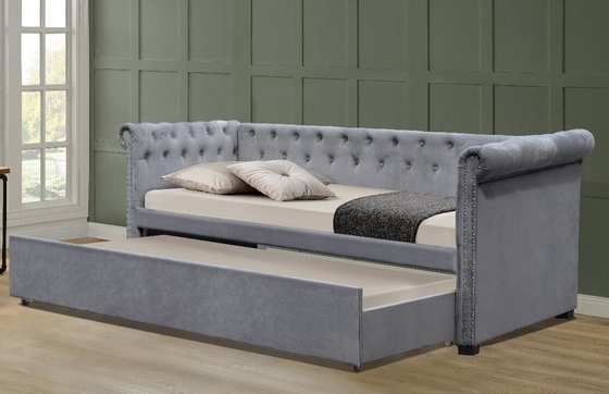 Couchette en velours rembourrée de taille complète