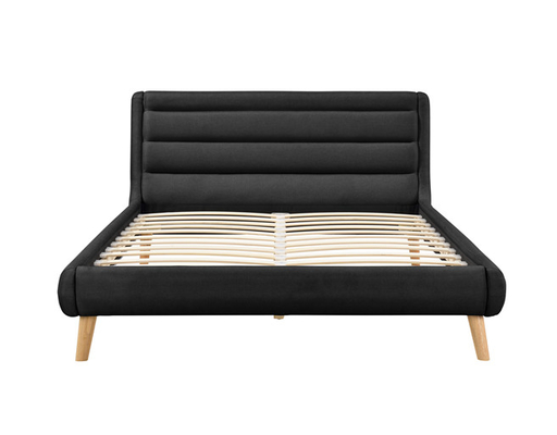 Housse en toile tapissée de toile de grand lit de noir d'OEM de FSC