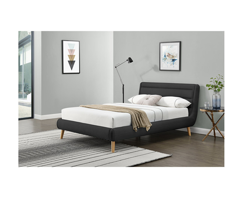 Housse en toile tapissée de toile de grand lit de noir d'OEM de FSC