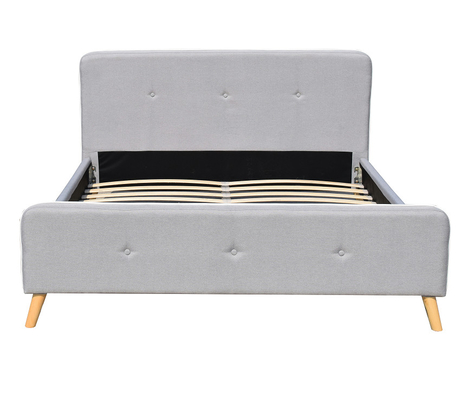 Les enfants adaptés aux besoins du client ont tapissé le bouton de lit orné avec le tissu Grey Easy Assemble léger