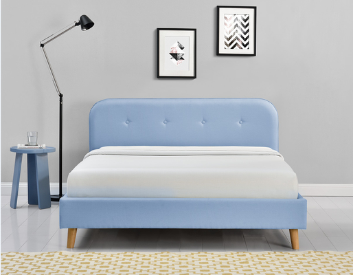 L'ODM a orné le lit de plate-forme tapissé de la Reine 140x200Cm simple moderne
