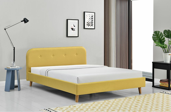 L'ODM a orné le lit de plate-forme tapissé de la Reine 140x200Cm simple moderne