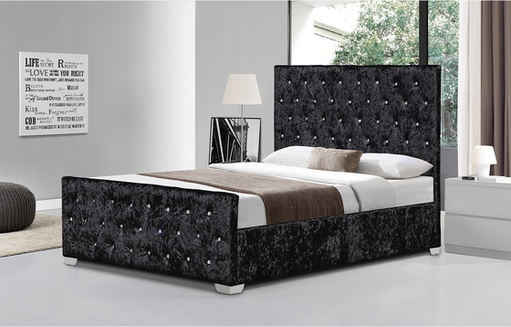 BSCI a tapissé le cadre de lit avec Diamond Headboard European Style Customized