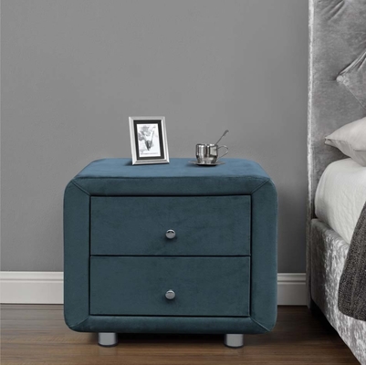 Tireur nordique fait sur commande Nightstand de tissu de contreplaqué de stockage de table de chevet petit