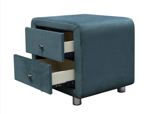 Tireur nordique fait sur commande Nightstand de tissu de contreplaqué de stockage de table de chevet petit
