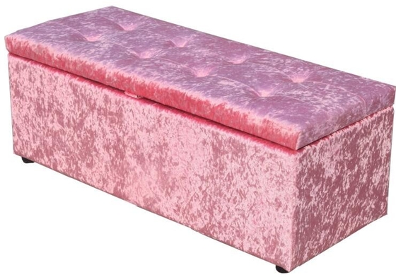Le velours a tapissé la boîte de rangement d'Ottoman